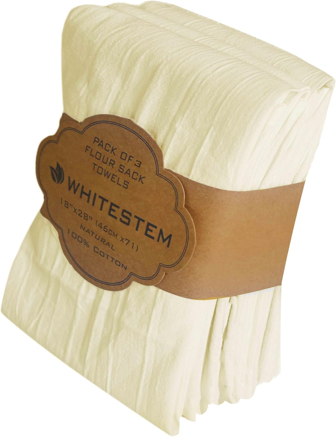 WHITESTEM Flour Sack Towels | Tea Towel for Crafts | Kitchen deal at Amazon