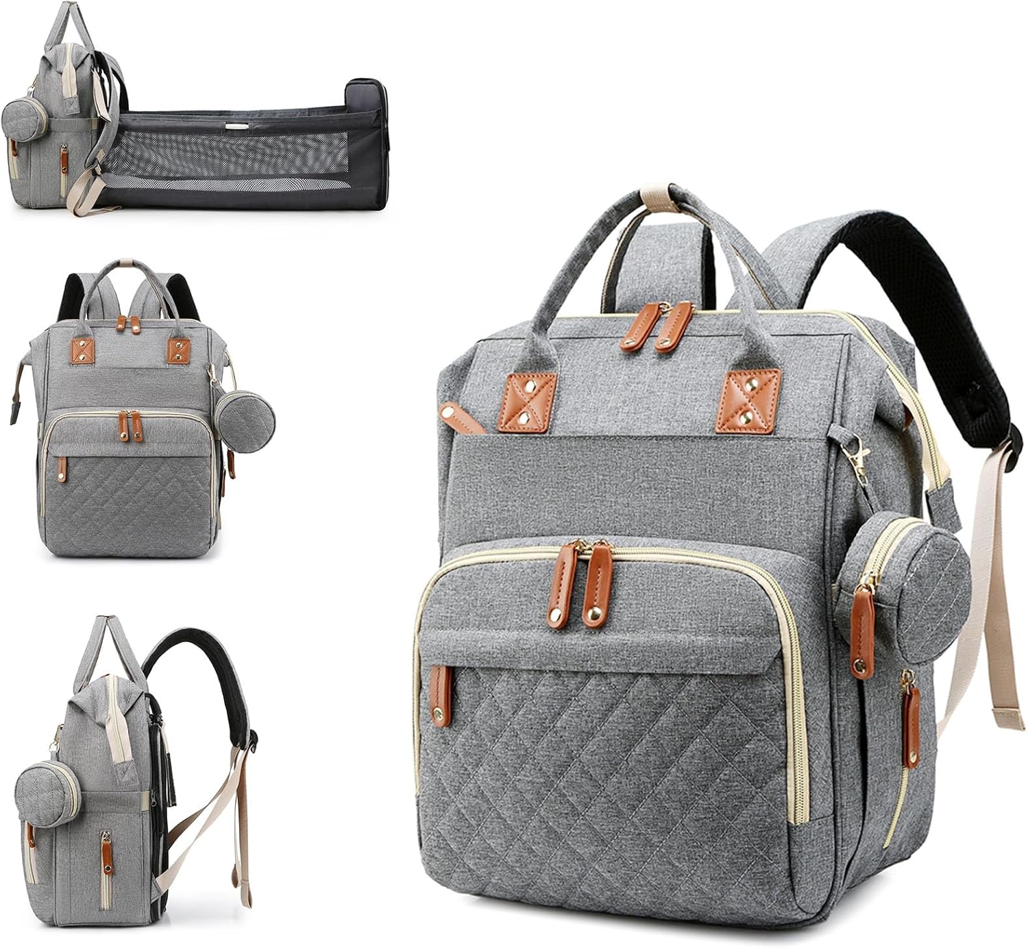 Awanhe Diaper Bag, Backpack with Changing Station, Waterproo deal at Amazon