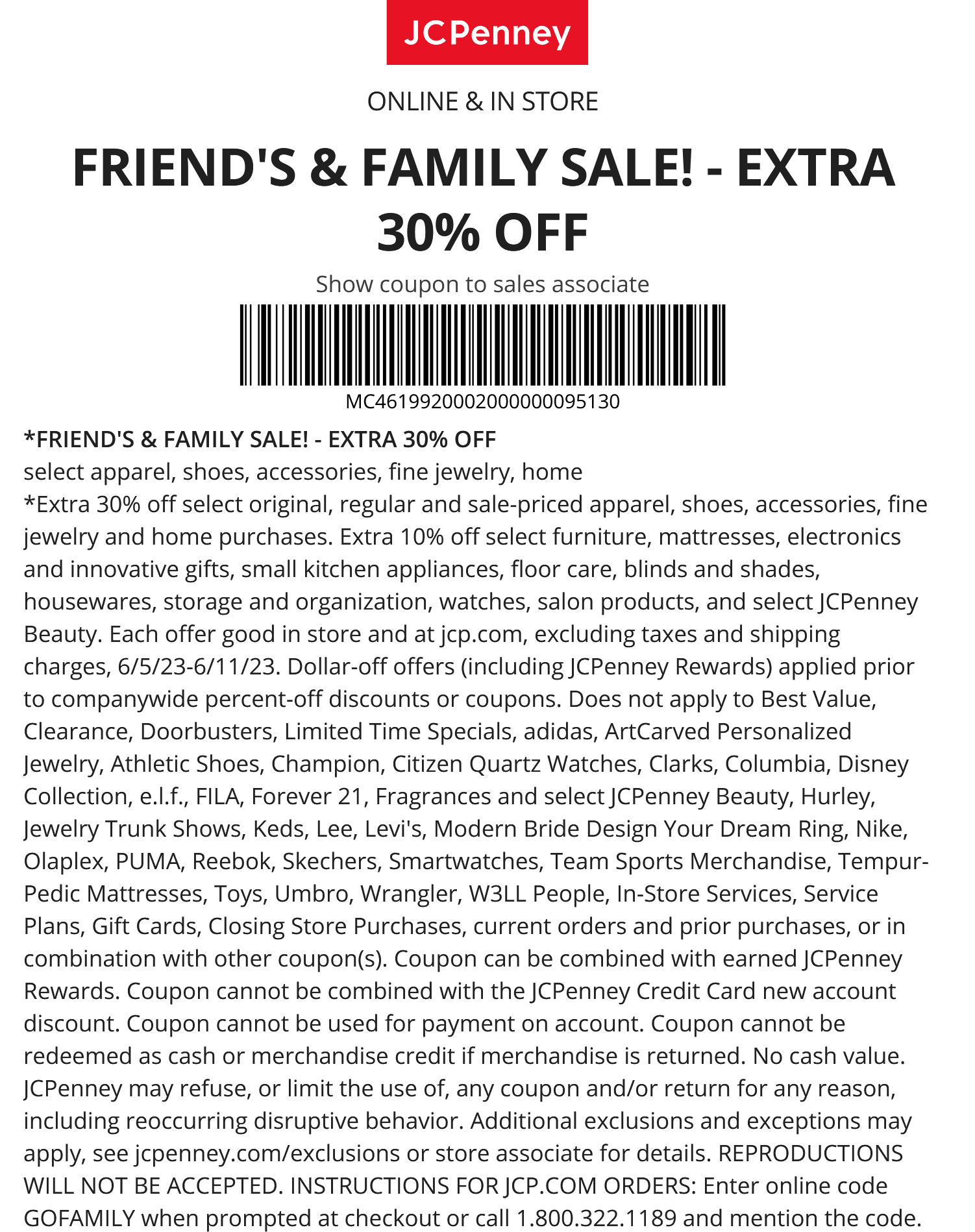 Extra 30% Off Women’s Apparel at JCPenney
