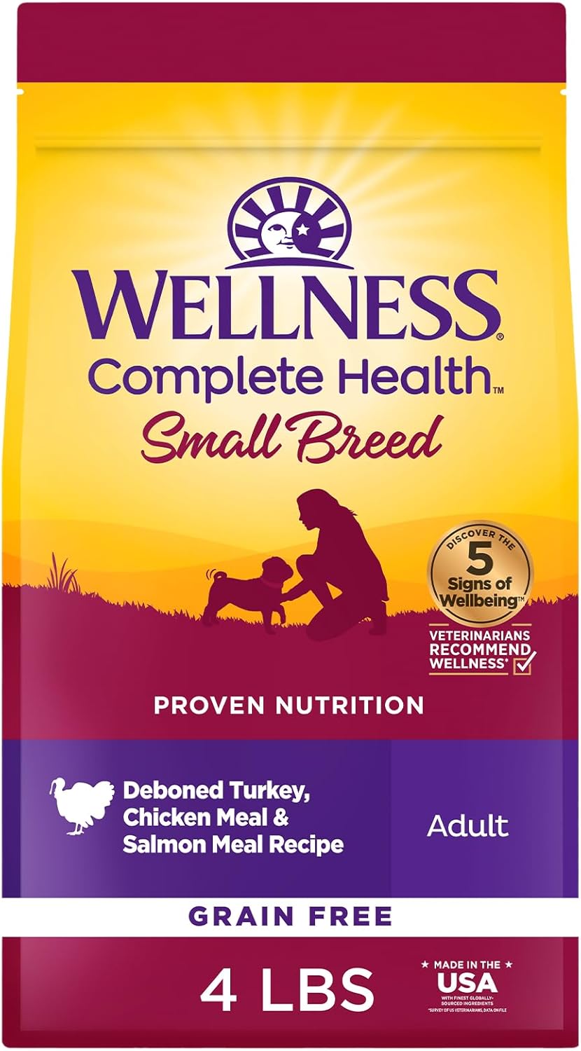 Wellness Complete Health Small Breed Adult Dry Dog Food, Gra deal at Amazon