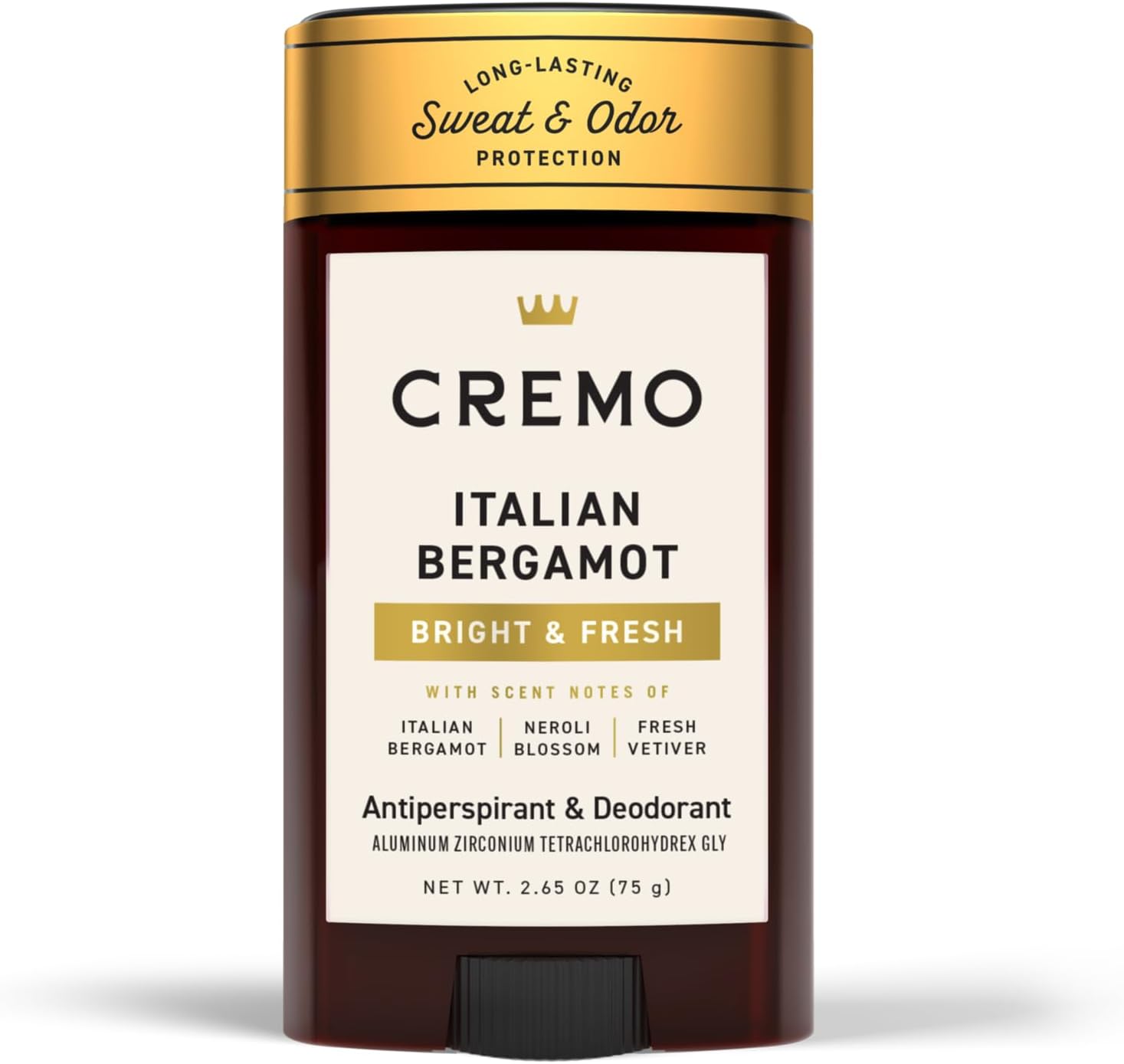 Cremo Italian Bergamot Antiperspirant & Deodorant for Men, 4 deal at Amazon
