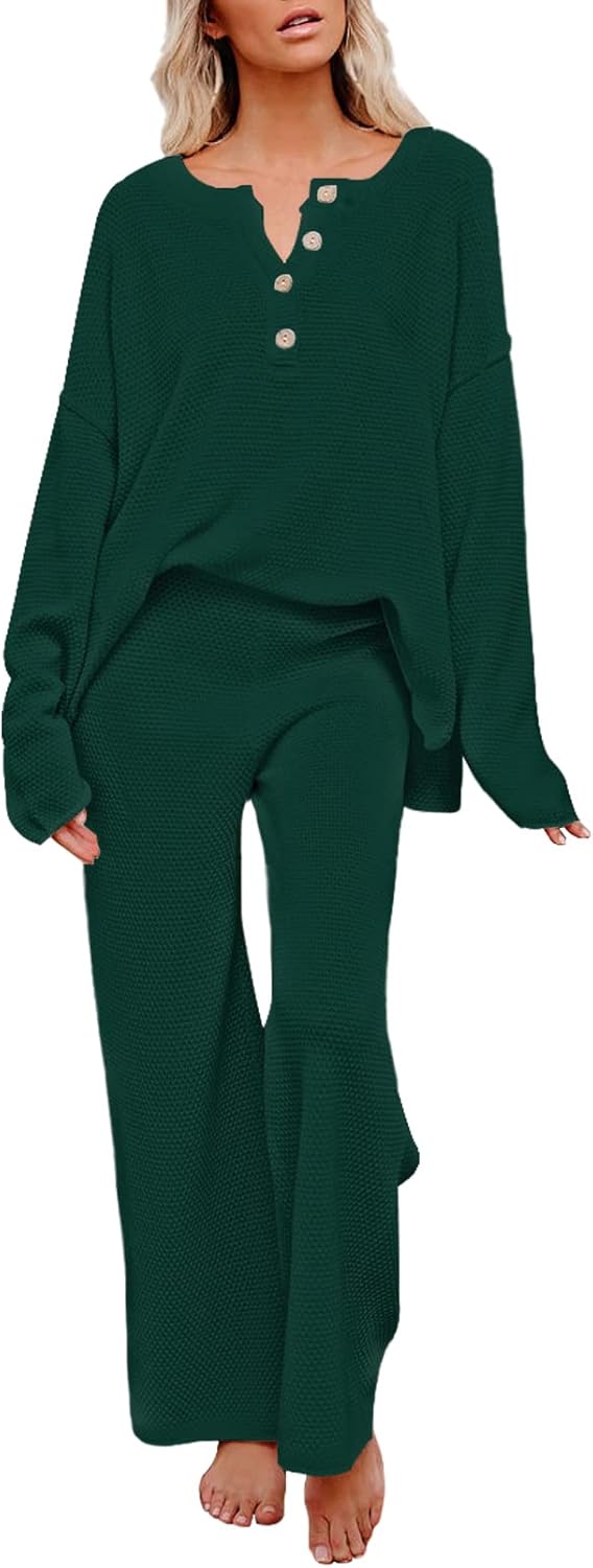 Pink Queen Matching Lounge Sets for Women 2 Piece V Neck Chr deal at Amazon