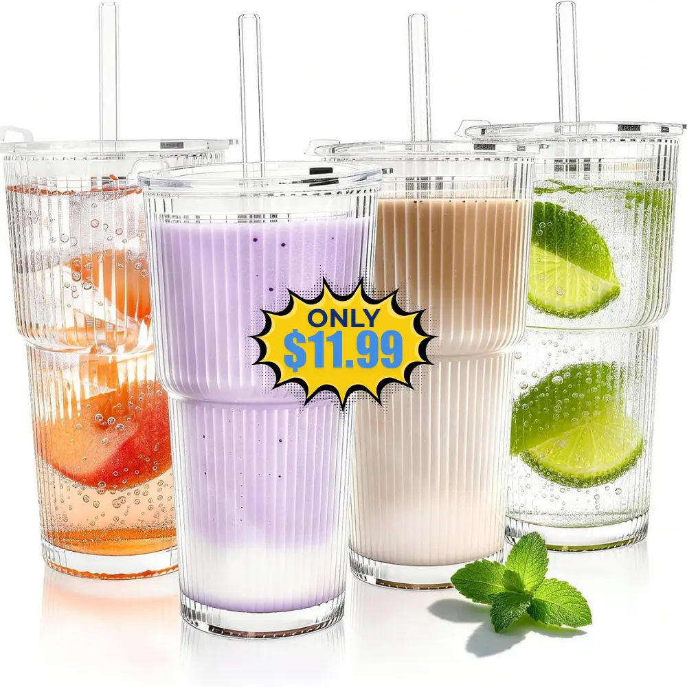 20oz Glass Tumblers Deal: Save 17%