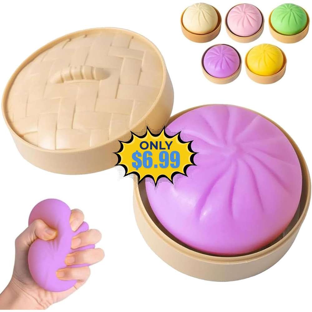 Colorful Dumpling Stress Balls Fidget Toys Deal: Save 56%