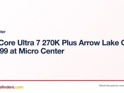 Micro Center deal card