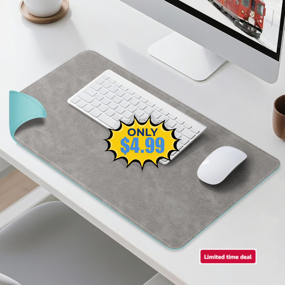 Imitation Crazy Horse Leather Desk Mat Deal: Save 50%