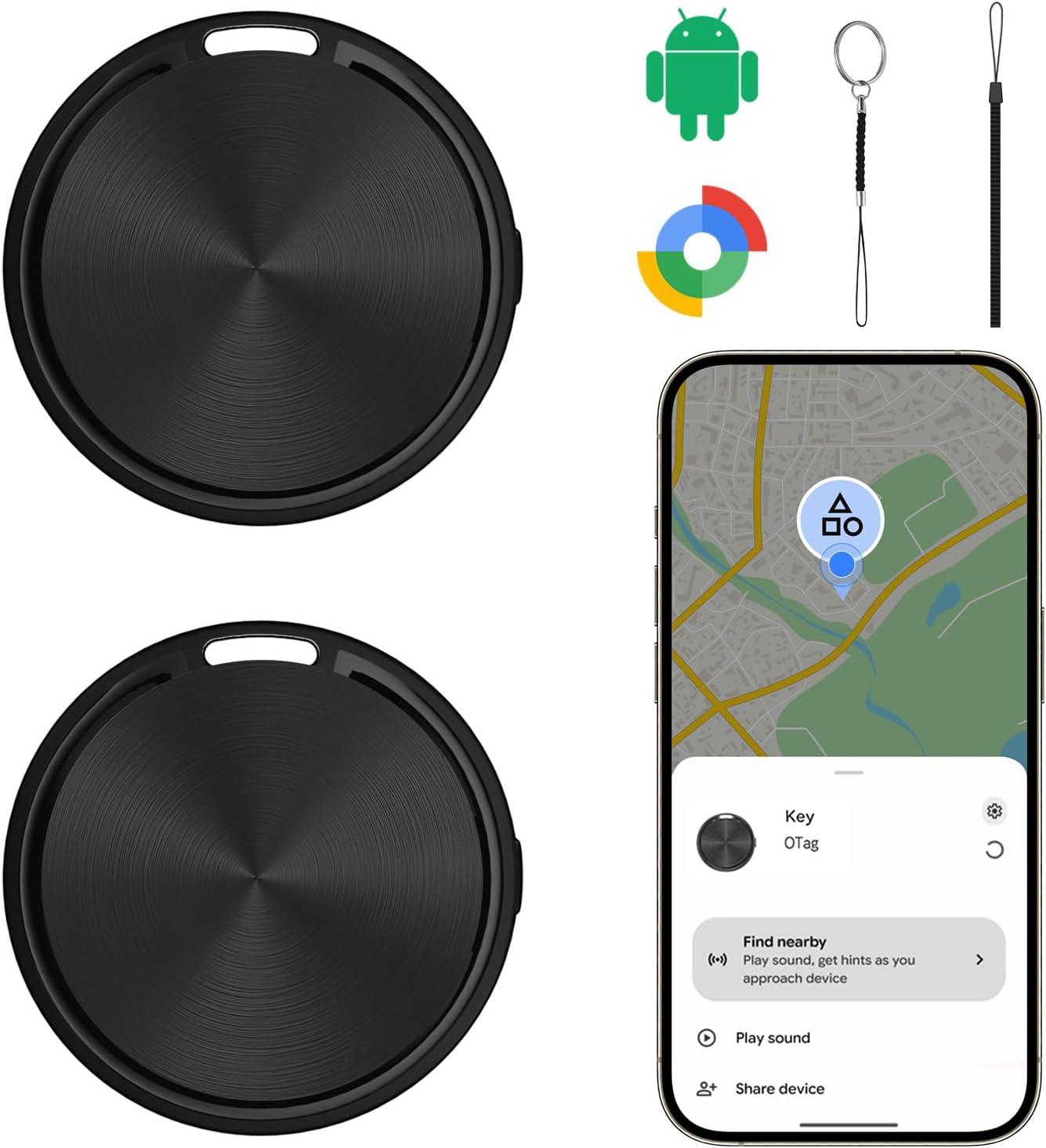 AlR TAG for Android-2 Pack,Android Tracker Tags,2 Year Batte deal at Amazon