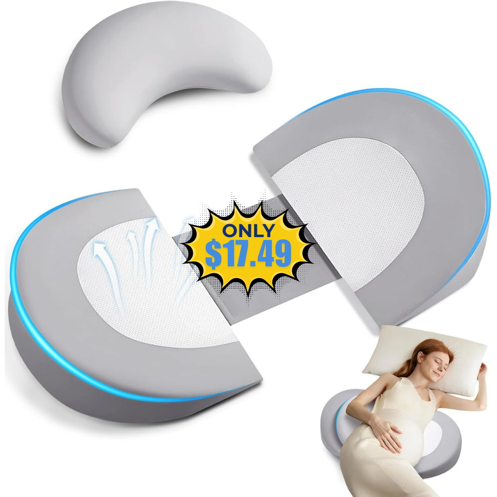 Adjustable Memory Foam Pregnancy Pillow Promo: Save with W385K8N7