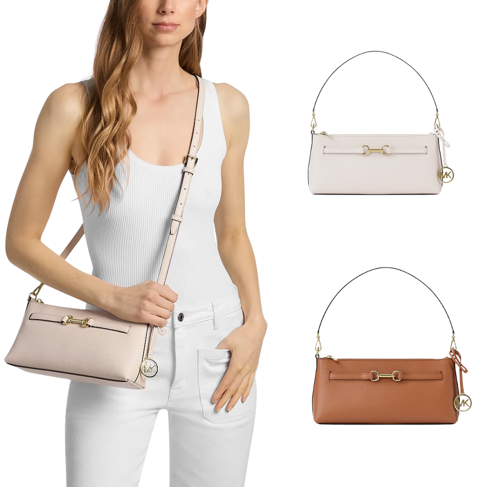 Carson Small Leather Convertible Crossbody Bag Deal at Michael Kors: Save 20%