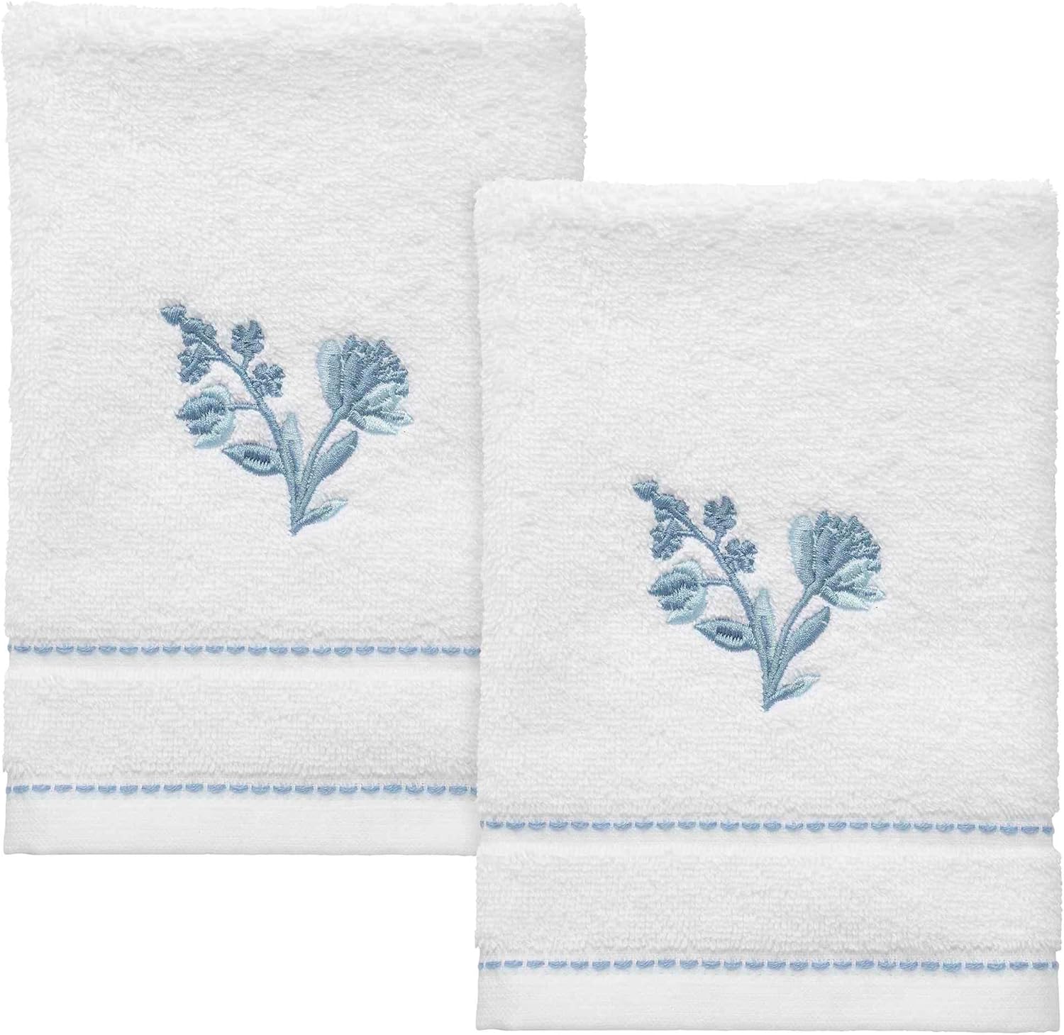 Izod - Fingertip Towels, Soft & Absorbent Cotton, Floral Bat deal at Amazon