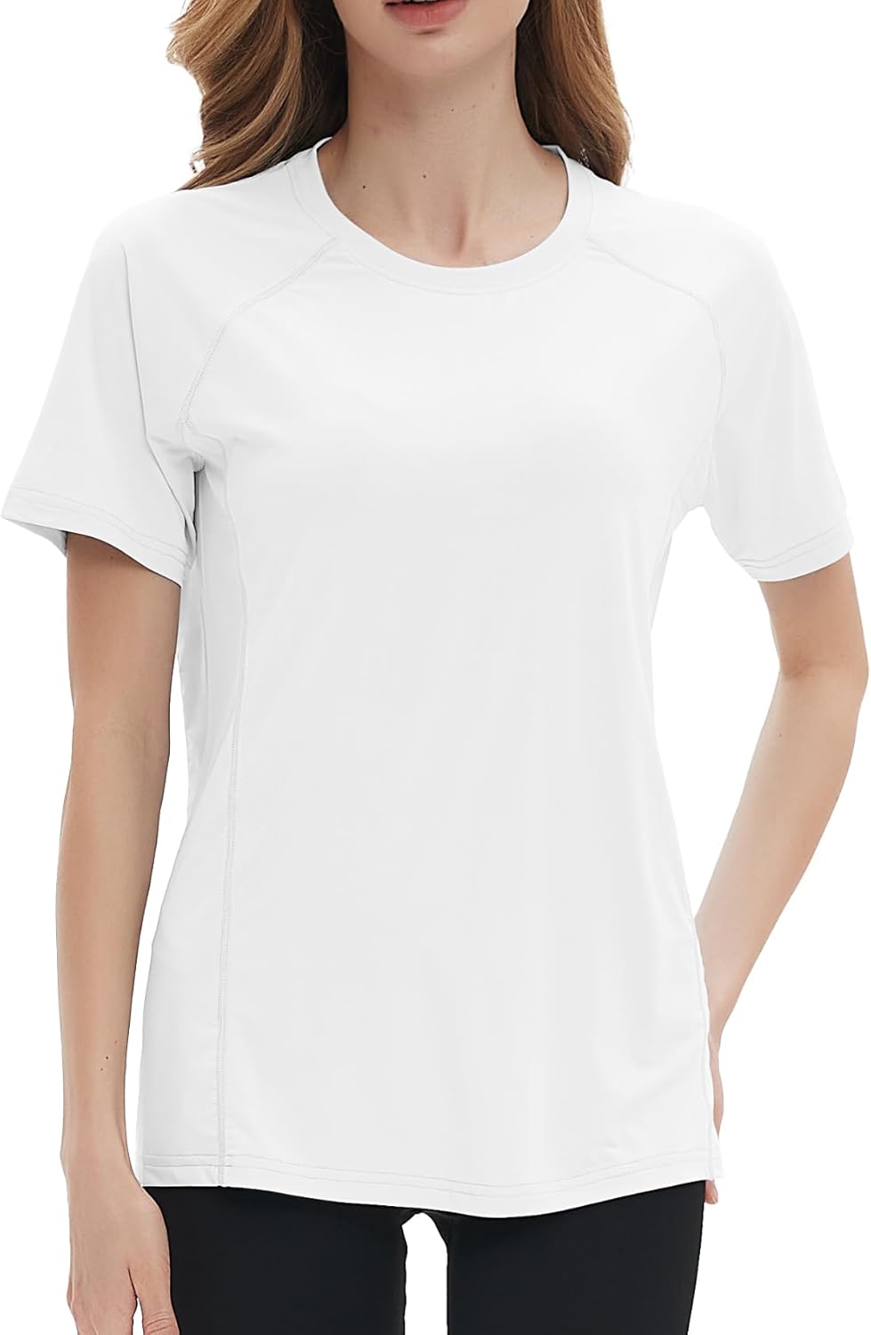 Riverruns Women's Swim Shirt Short Sleeve Rash Guard UPF 50+ deal at Amazon