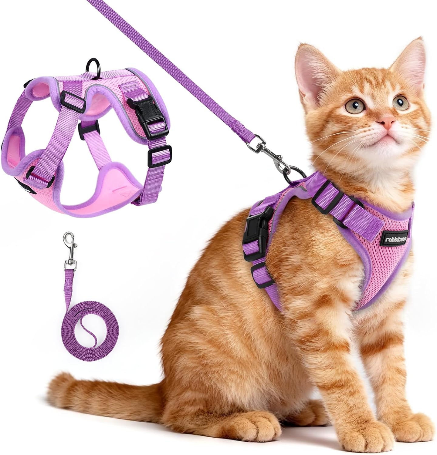 rabbitgoo Cat Harness and Leash Set, Escape Proof Soft Adjus deal at Amazon