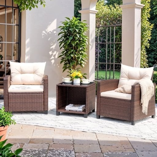 Walmart Patio & Garden Pick: Devoko 3-Piece Patio Furniture deal at Walmart
