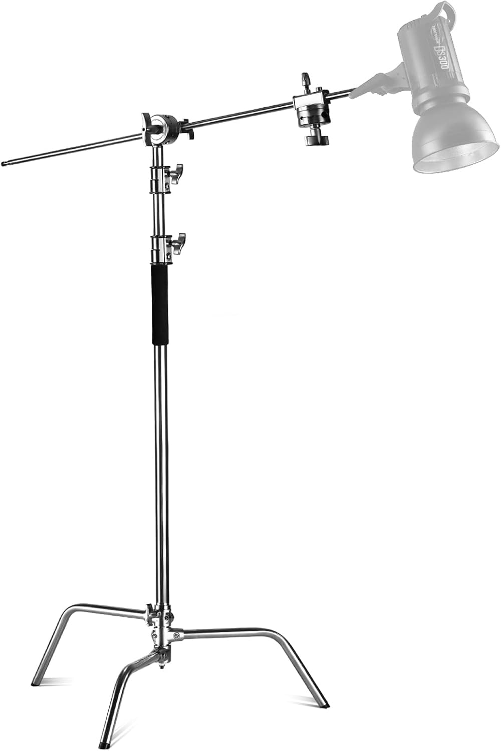 NEEWER Pro 100% Stainless Steel Heavy Duty C Stand with Boom deal at Amazon