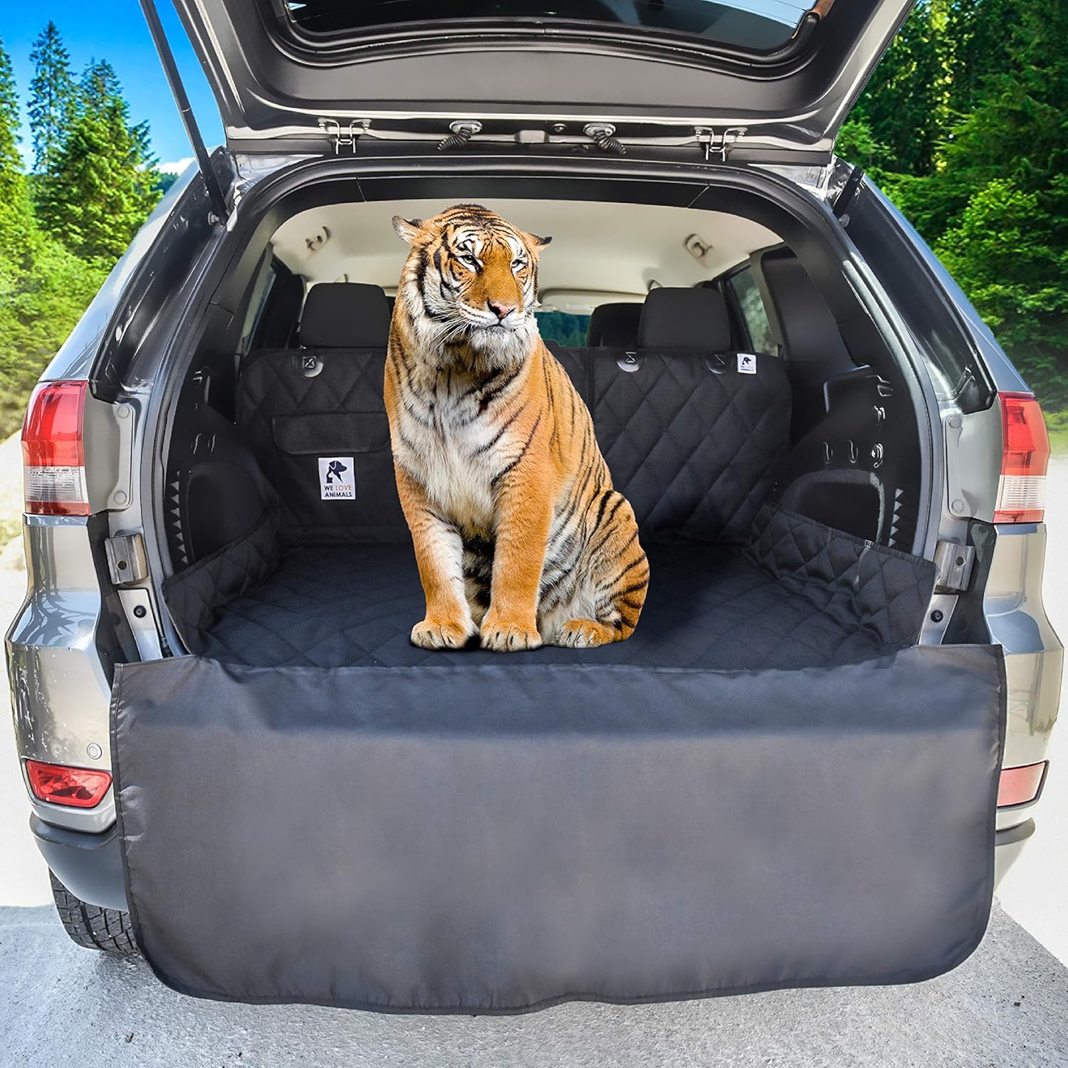 SUV cargo liner for dogs, Dog Car Seat Cover For Back Seat, deal at Amazon