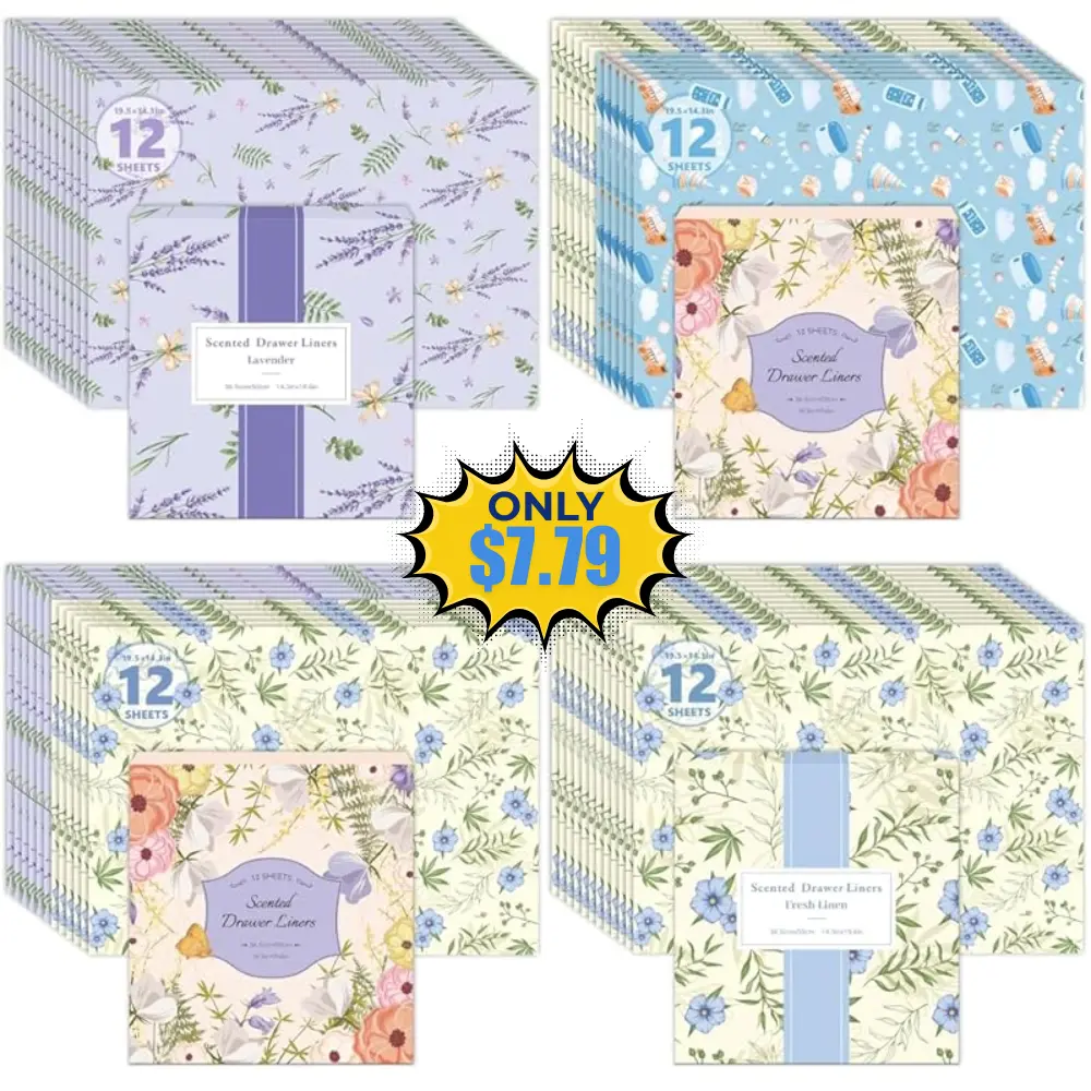 SCENTORINI Scented Drawer Liners Promo: Save with Code 68CGZBZ6
