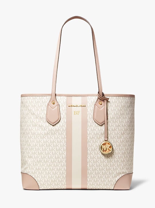 Michael Kors Eva Extra-Small Striped Tote Bag Deal: Extra 20% Off