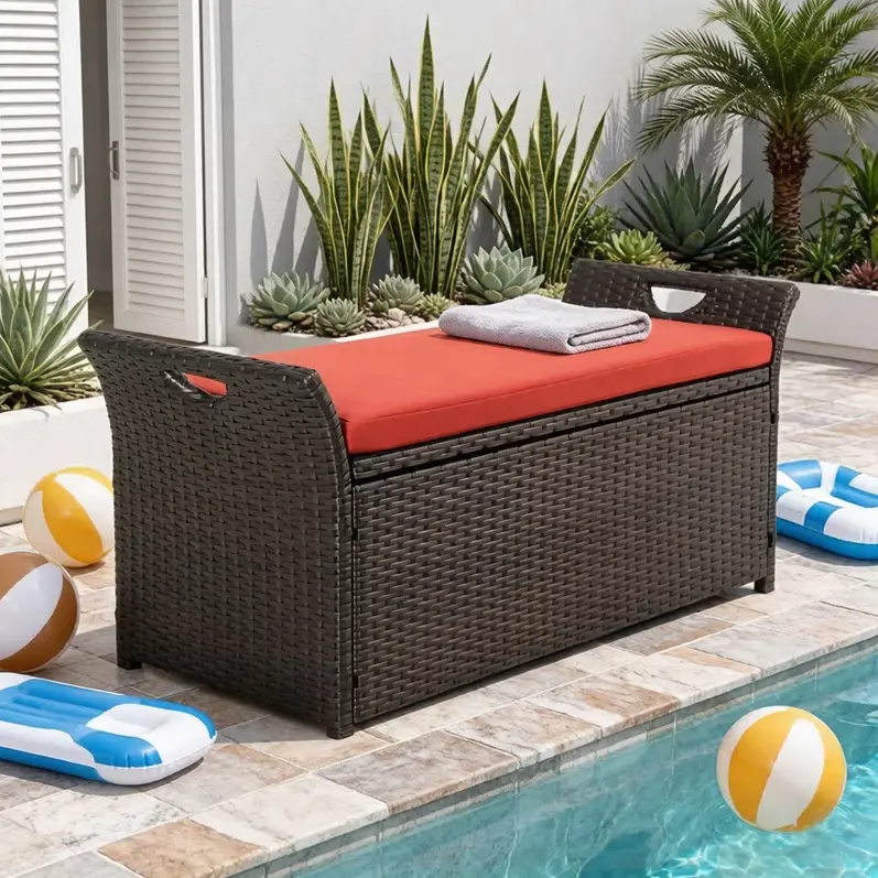 Pape Powder Coated Steel Outdoor Bench Deal at Wayfair: Save $193.01