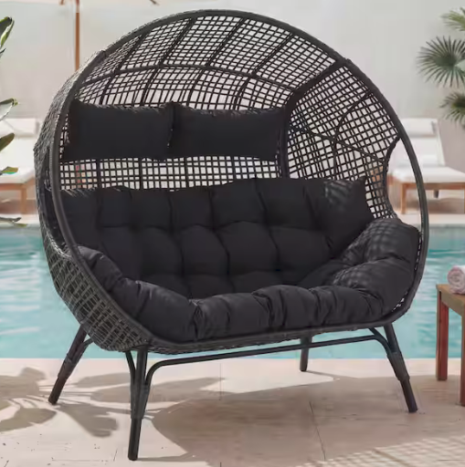 Home Depot Daily Pick: Person Wicker Outdoor Patio Lounge Ch deal at Home Depot