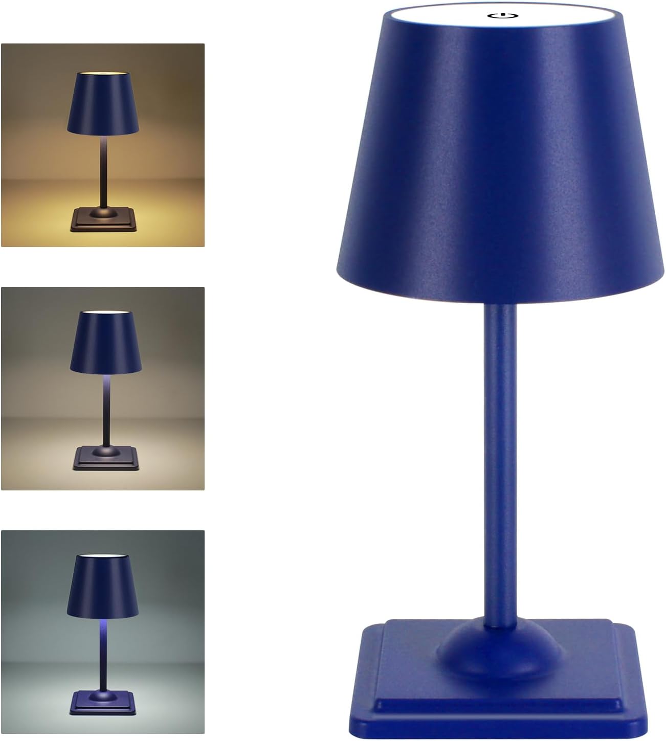 SOUDFK Cordless Table Lamp,3 Color Dimmable Desk Lamp,Small deal at Amazon