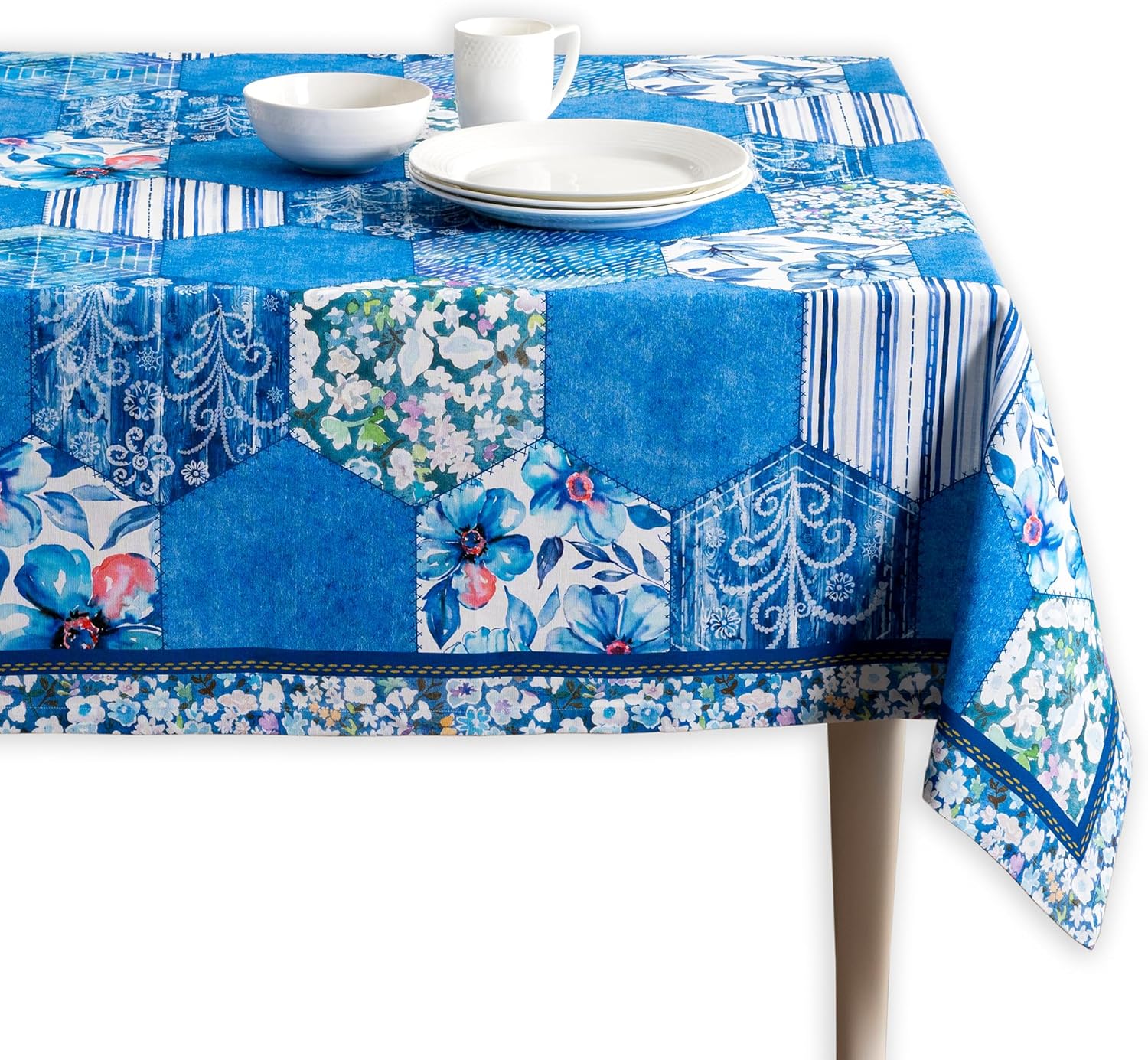 Maison d' Hermine Table Cloth Rectangle Table 100% Cotton 54 deal at Amazon