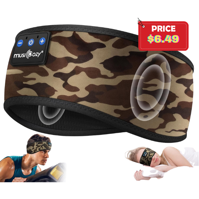 Bluetooth 5.4 Sleep Headband Headphones Deal: Save with Promo Code