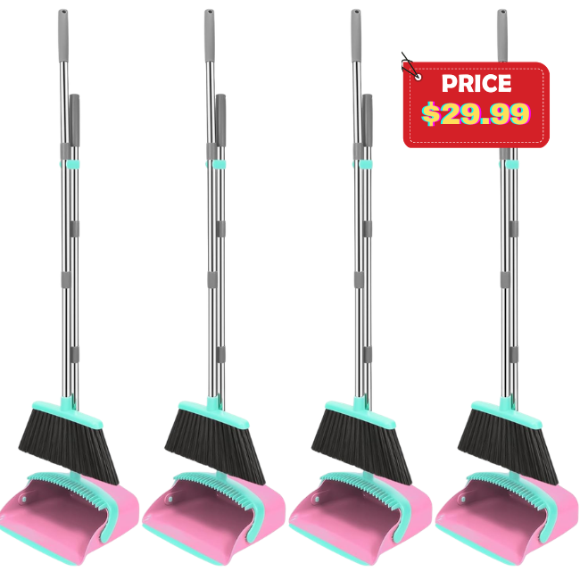 Broom and Dustpan Set Deal: Save 50%