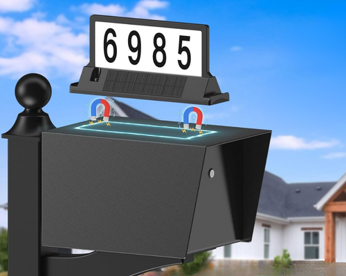 Solar Address Sign Shipped