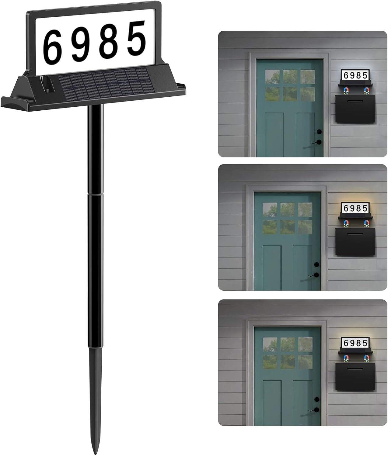 Solar Address Sign Only $22.99 (Reg. $35.99) at Amazon