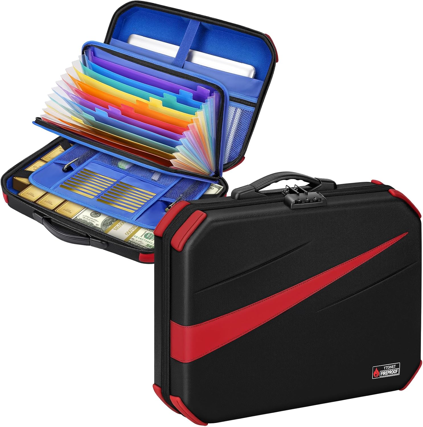 Ytonet Accordion File Organizer, Hard Case Only $30.99 at Amazon