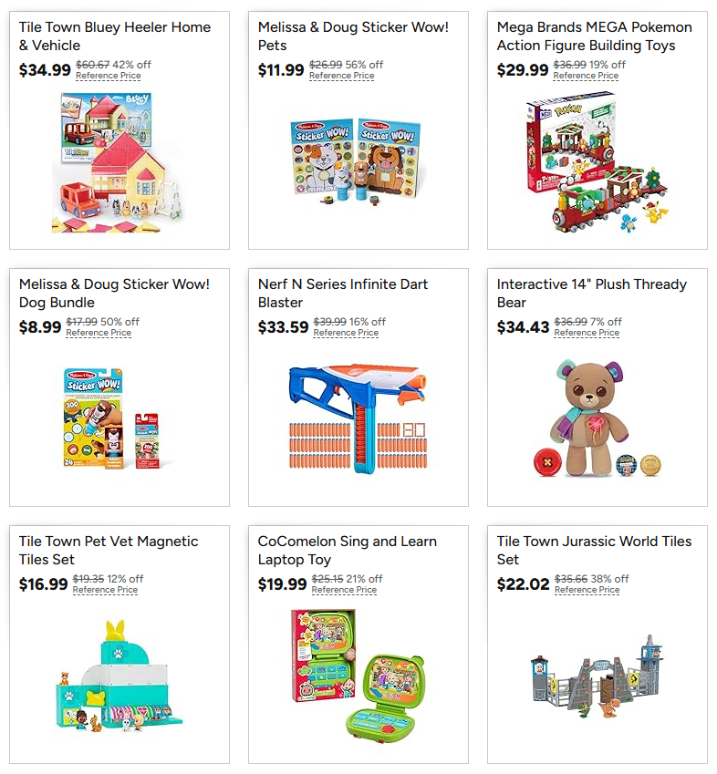 Toy Sale Buy 6 or More & Get an EXTRA 60% Off at Woot