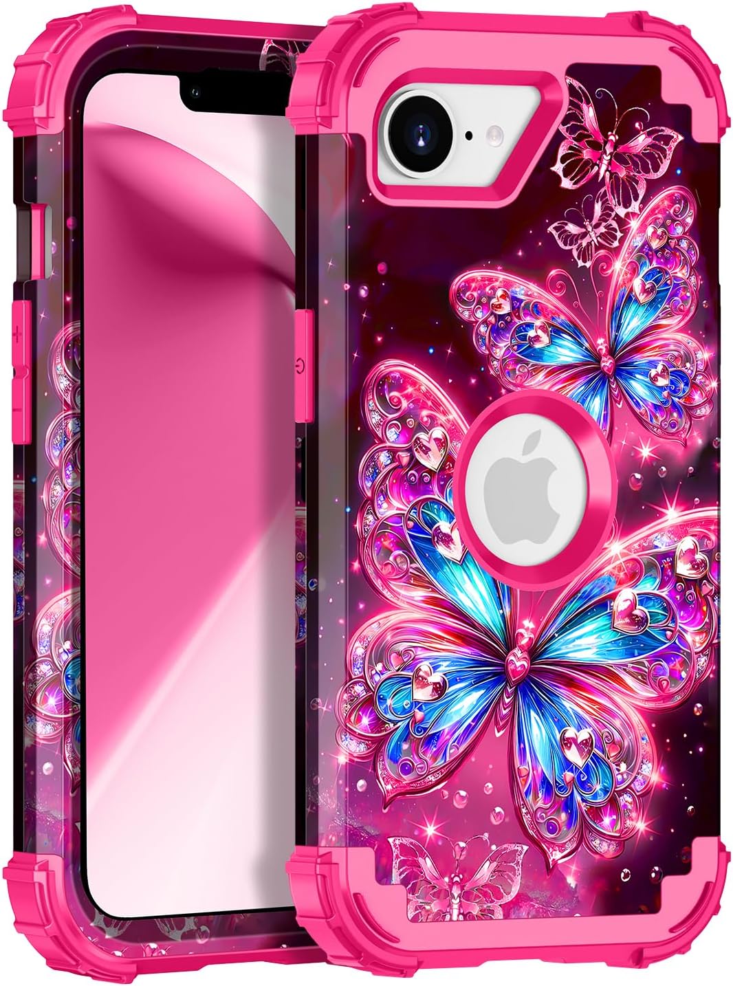 Miqala for iPhone 17e Case,Glow in The Dark Three Layer Heav deal at Amazon