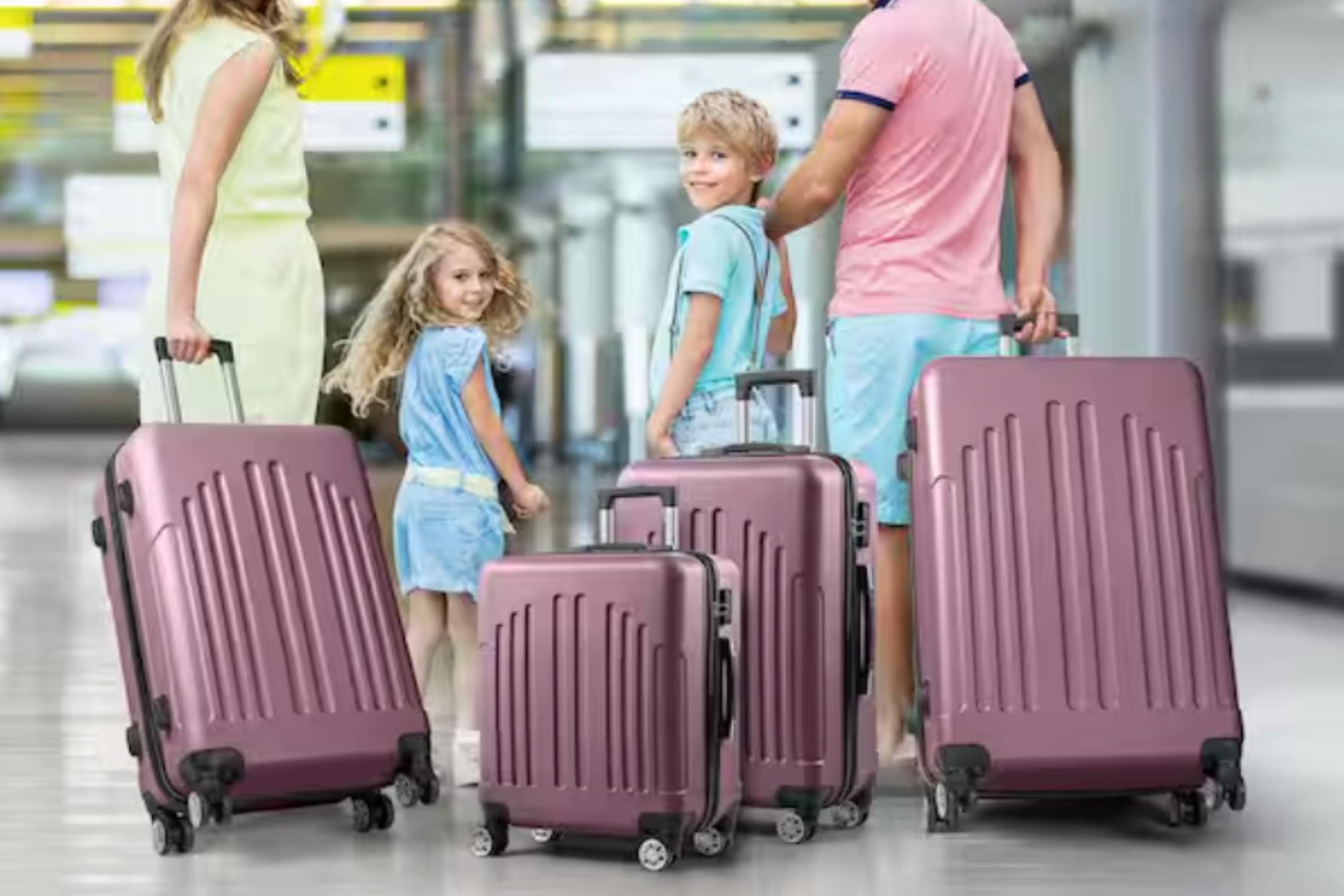 Karl Home 4-Piece Hardside Luggage Set Only $101 at The Home Depot