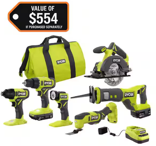 Home Depot Home Pick: RYOBI ONE+ Only $199 (Reg. $299) at Home Depot