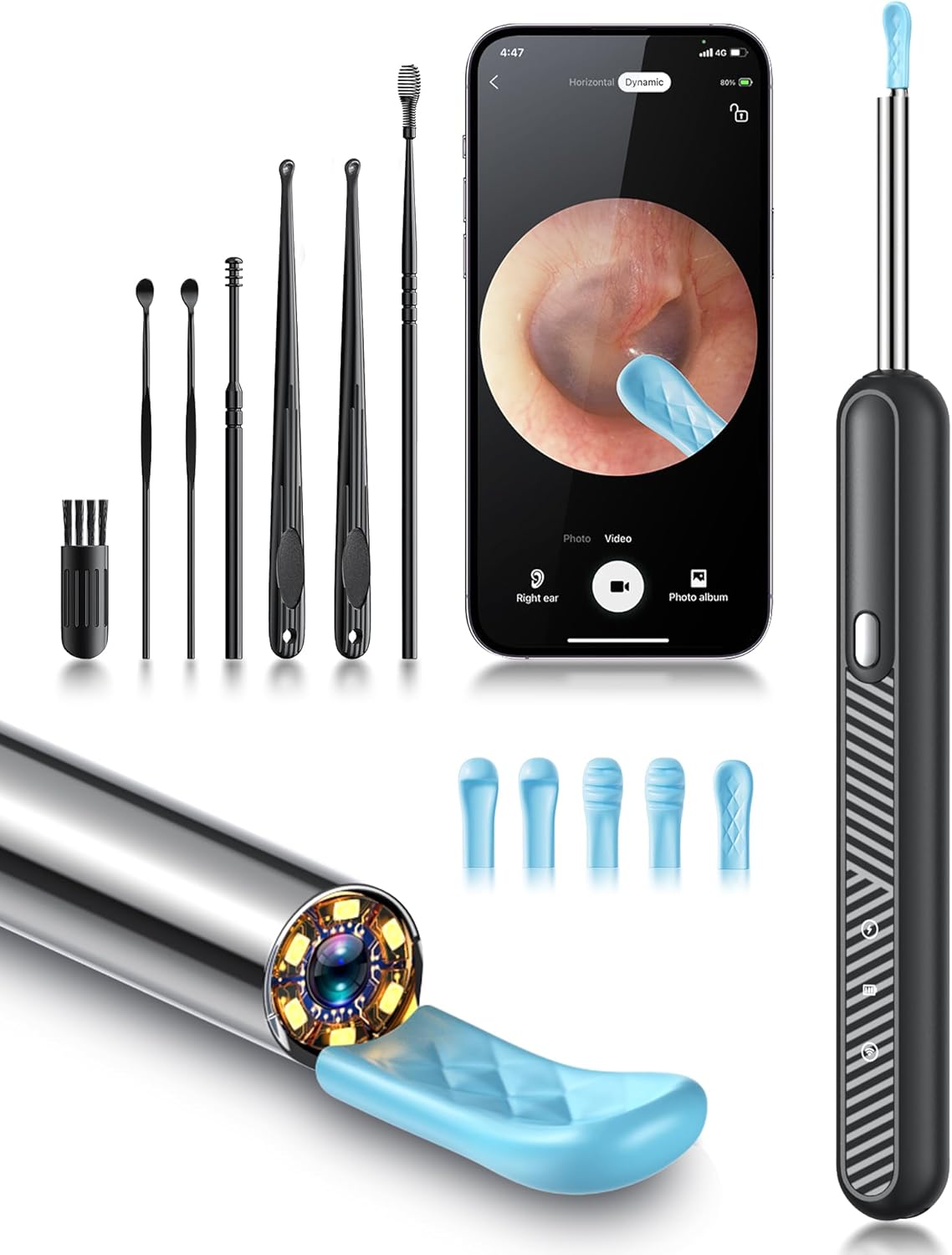 Loyker Ear Wax Removal Tool Camera, Ear Cleaner with 1080P C deal at Amazon