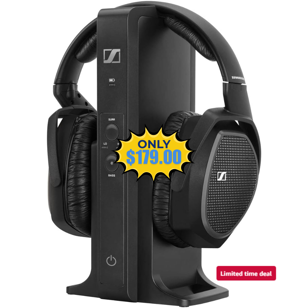 Sennheiser RS 175 RF Wireless Headphones Deal: Save 49%