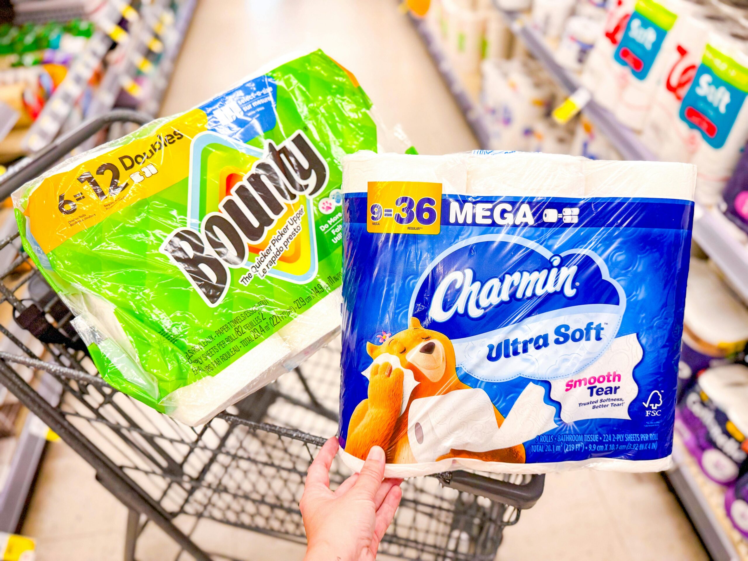 Bounty & Charmin Paper Products Only $18 (Reg. $69) at Walgreens