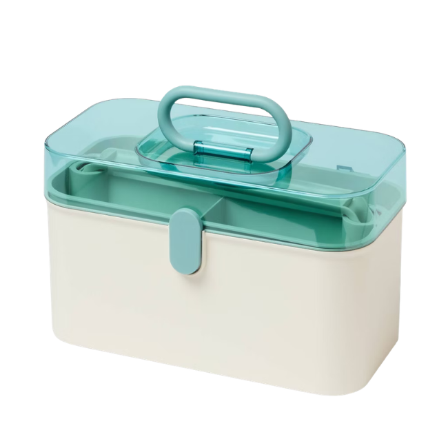 Lidded Storage Caddy Blue for only $9.xx at Target