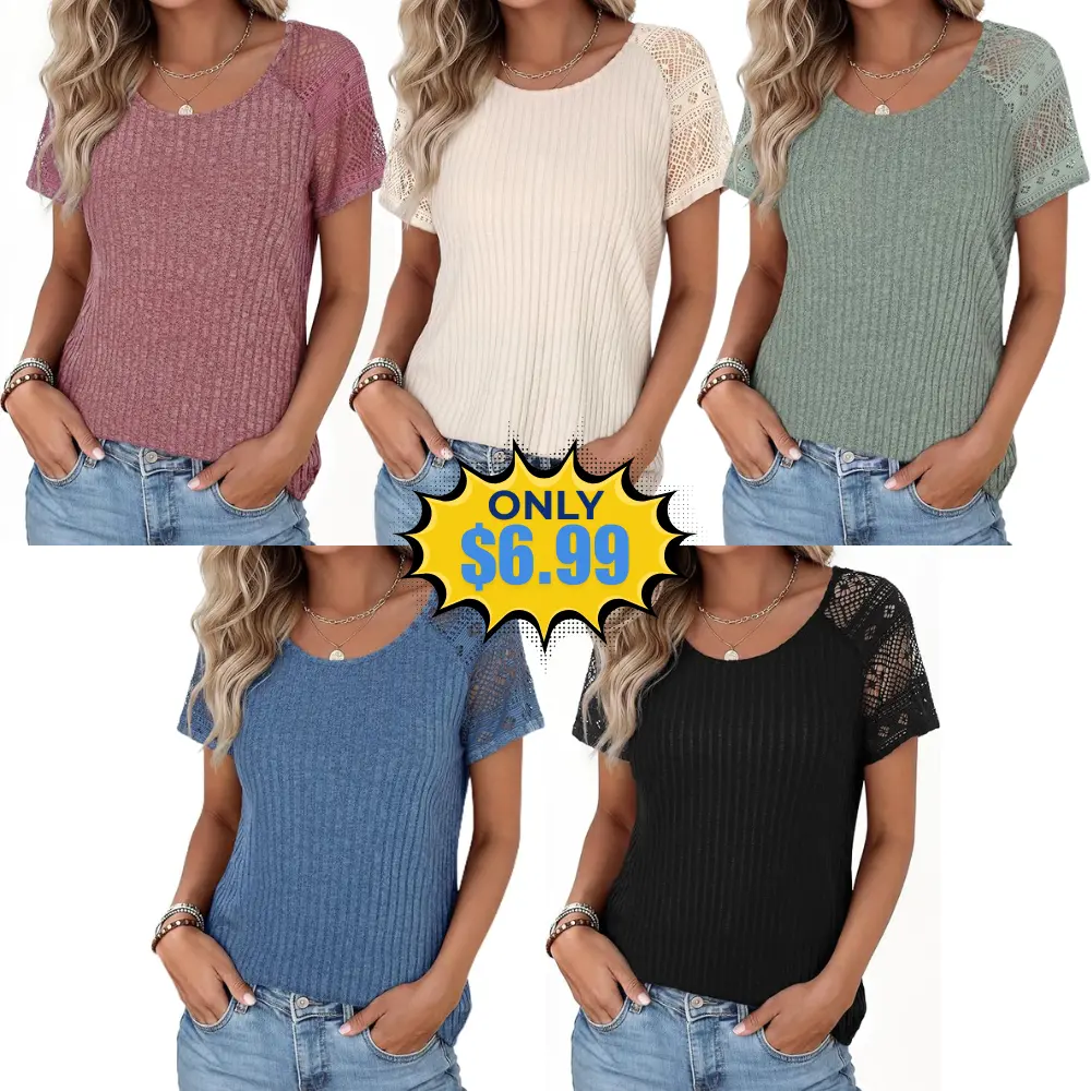 Pleneal Women’s Short Sleeve Shirts Promo: Get Amazing Discount