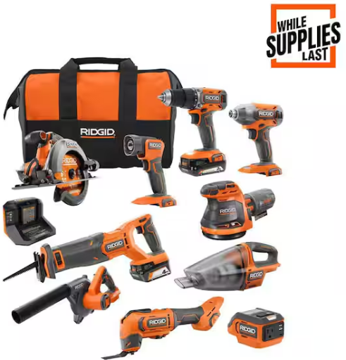 Home Depot Home Pick: RIDGID 18V Only $398 (Reg. $799) at Home Depot