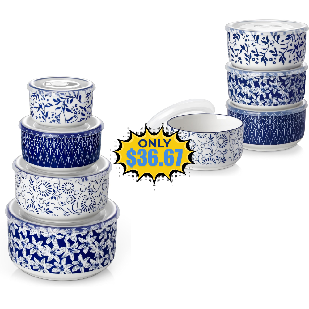 vancasso Ceramic Serving Bowls Deal: Save 35%