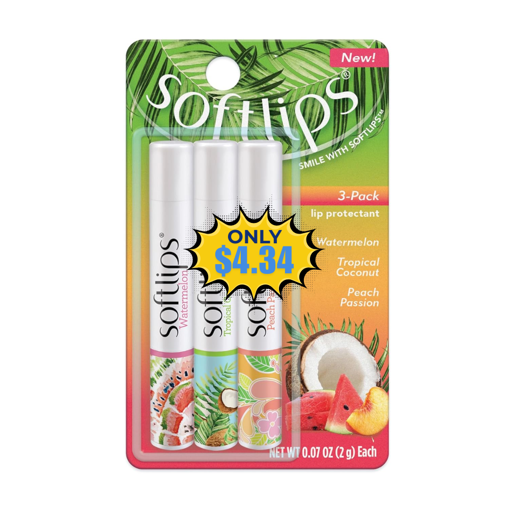 Softlips Daily Lip Moisturizer 3 Pack Deal: Save 46%