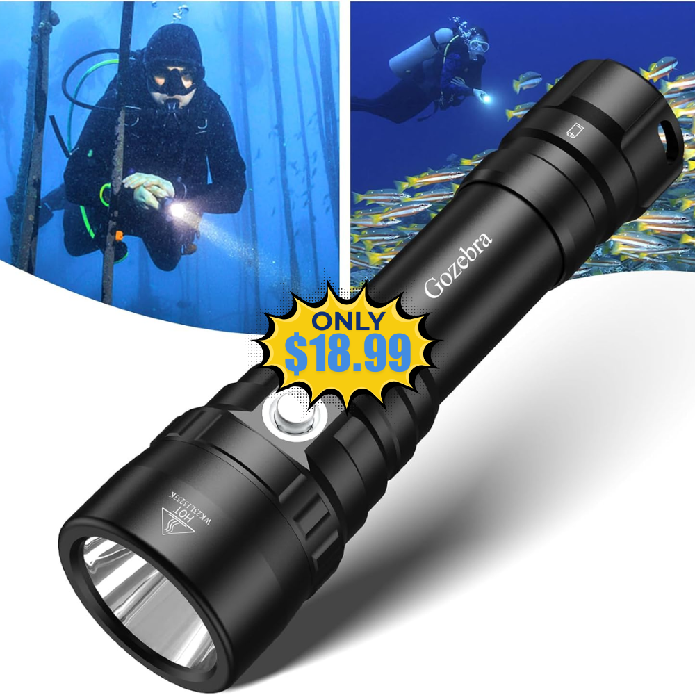 D20S Underwater Flashlight Promo: Amazing Discount