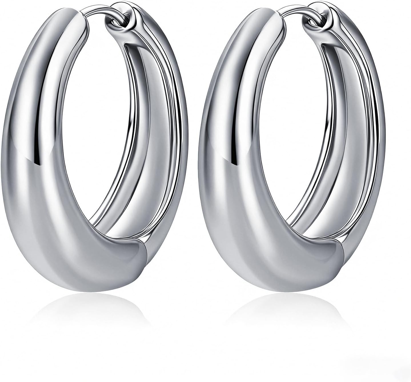 PerogeerJew 14K Gold Plated Hoop Earrings Only $11.99 at Amazon