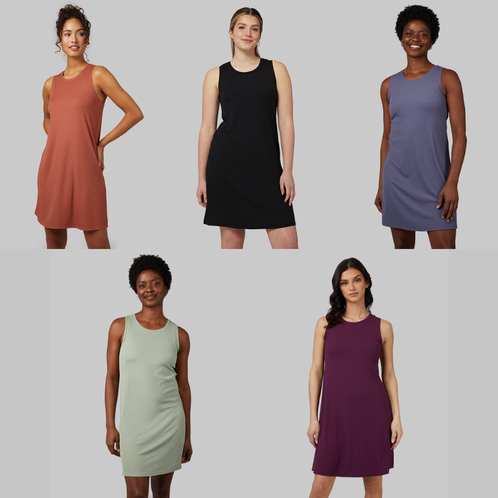 Women’s Soft Rib Tank Swing Dress Deal: Save 76% at 32 Degrees