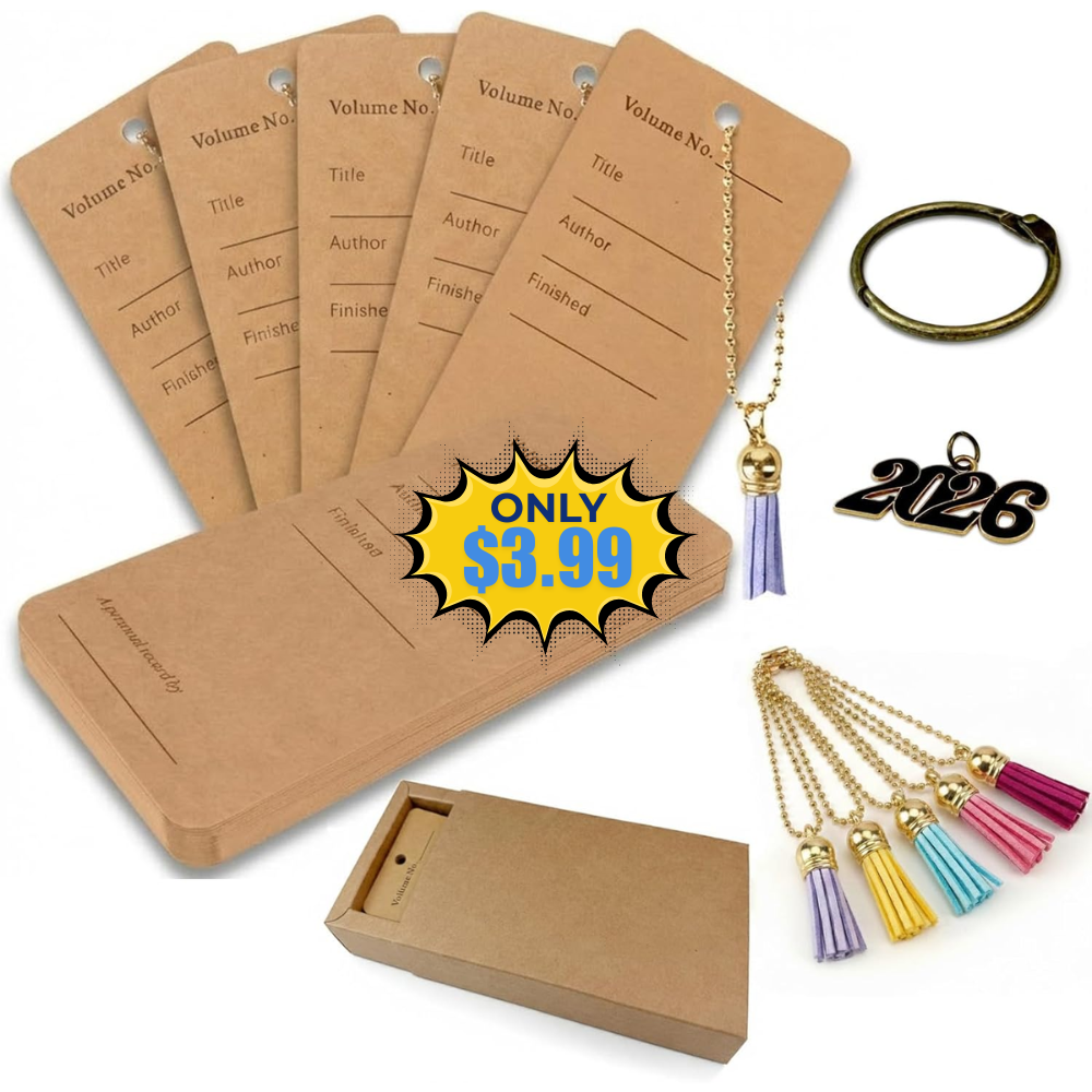 30pcs Inspirational Kraft Paper Bookmarks Deal: Save 11%