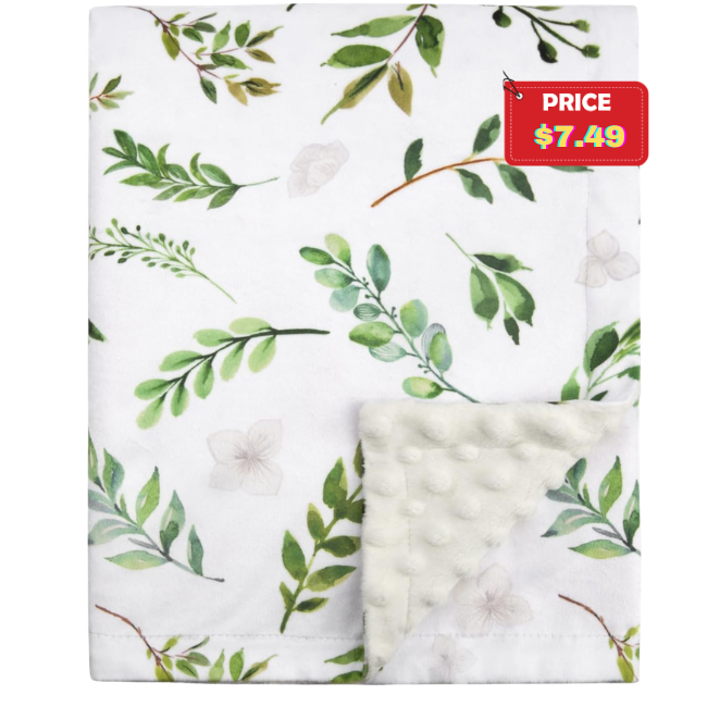 Floral Leaf Baby Blanket Deal: Save with PDAL4LE9