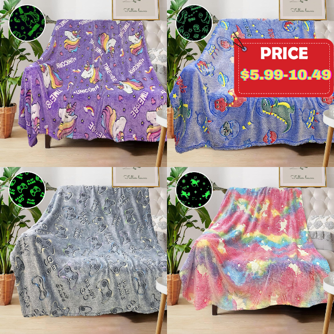 Glow in The Dark Blankets Sale: Save 50%