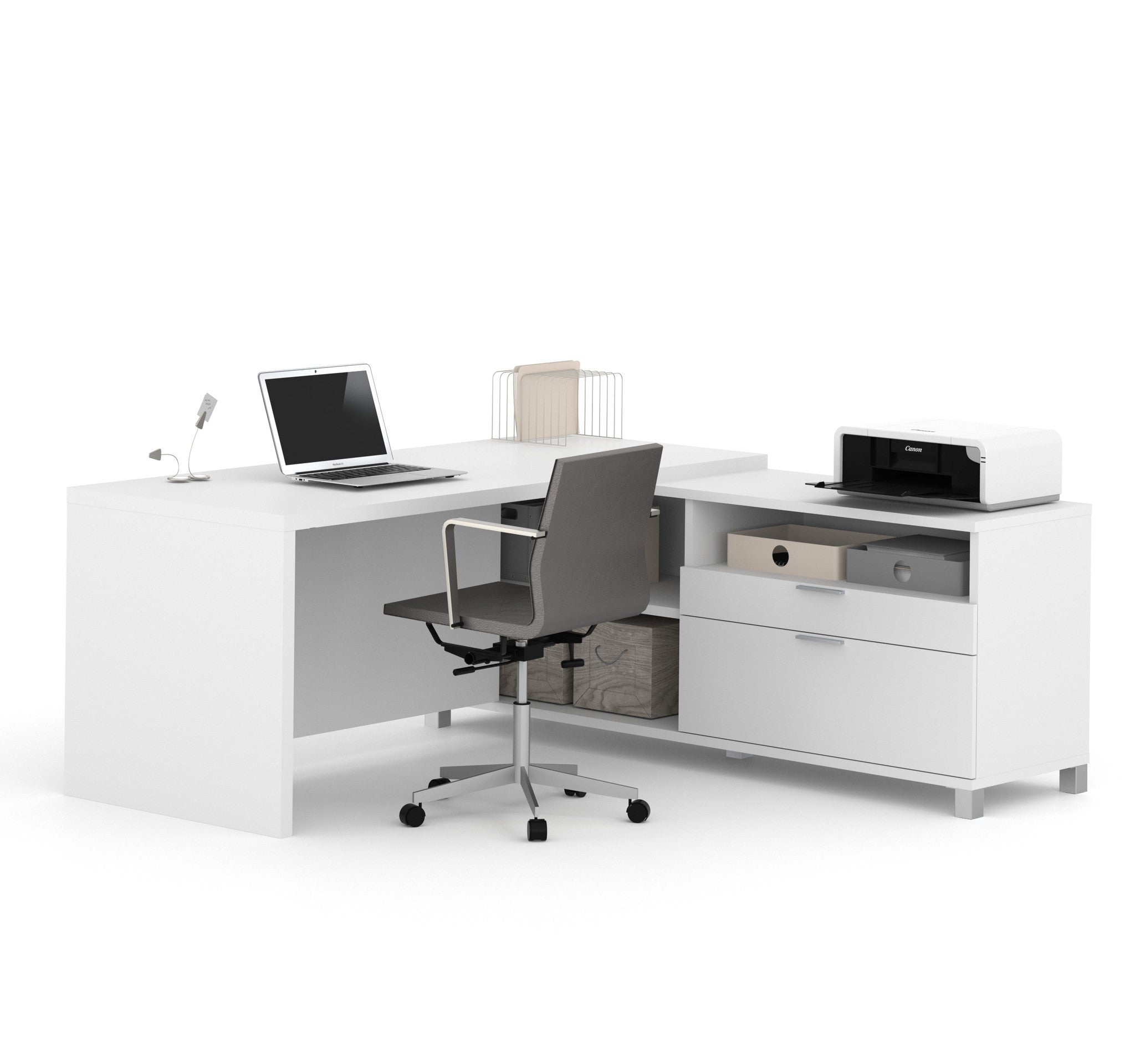EDX Stylish L-shaped Desk for $139 at Walmart