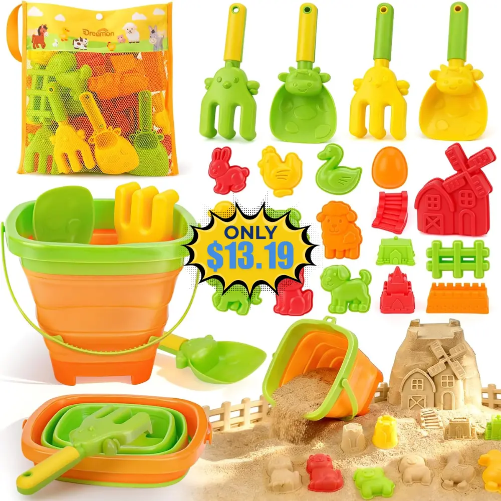 Dreamon 29PCS Beach Toys Deal: Save with Promo Code YSLAUIV9